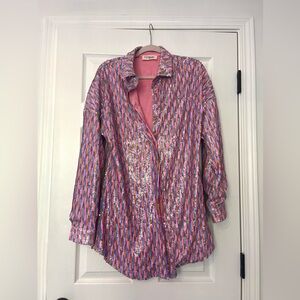 Impressions DREAMY AND DAZZLING SEQUIN TUNIC DRESS